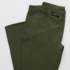 Spier & Mackay Green Garment Dyed Chino, Slim Fit 32W
